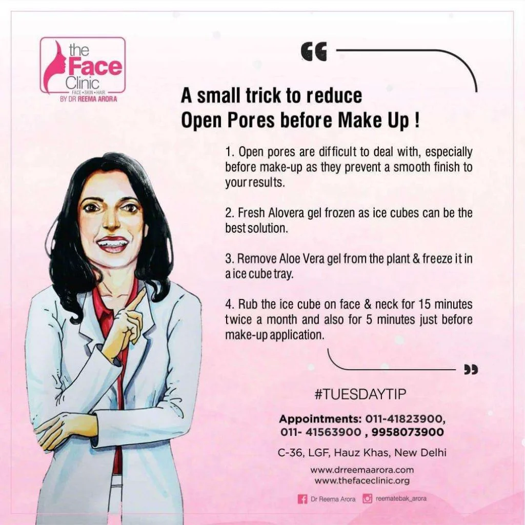 Tuesday Tips 117 A Small Trick To Reduce Open Pores Before Make Up
