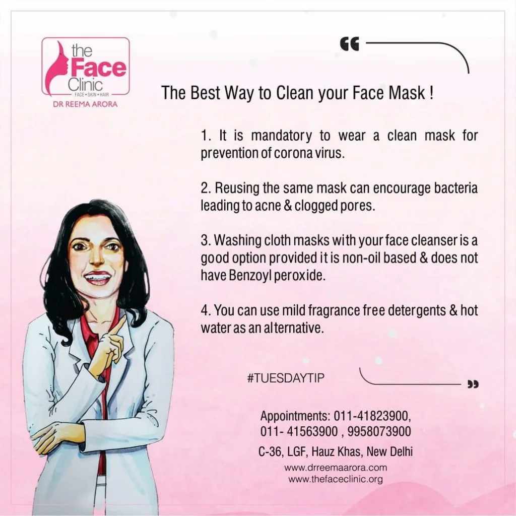 The Best Way To Clean Your Face Mask
