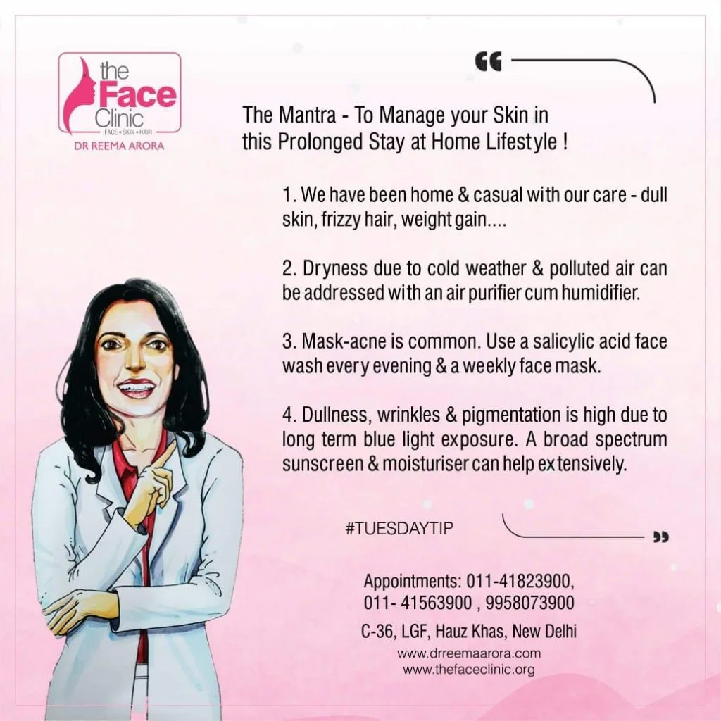 The Mantra- To Manage Your Skin In The Prolonged Stay At Home Lifestyle
