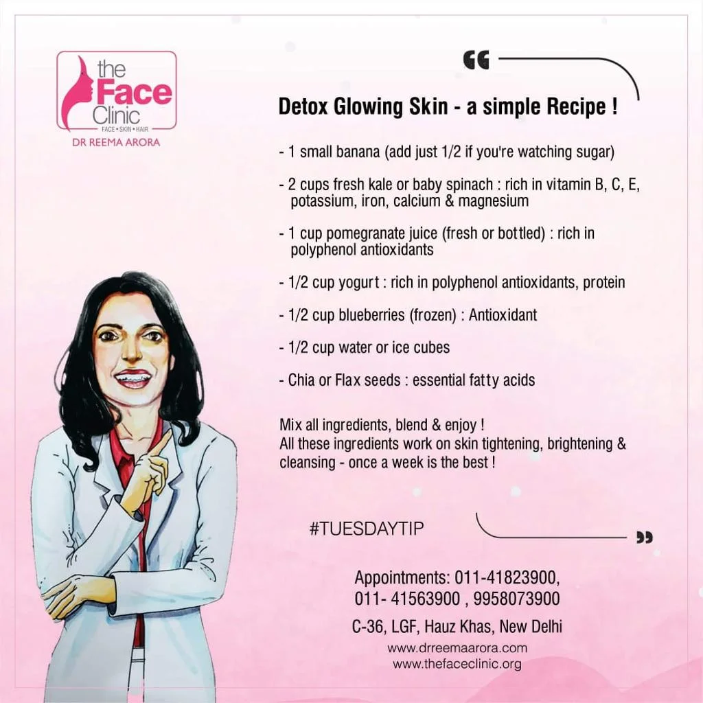 Detox Glowing Skin _ A Simple Recipe