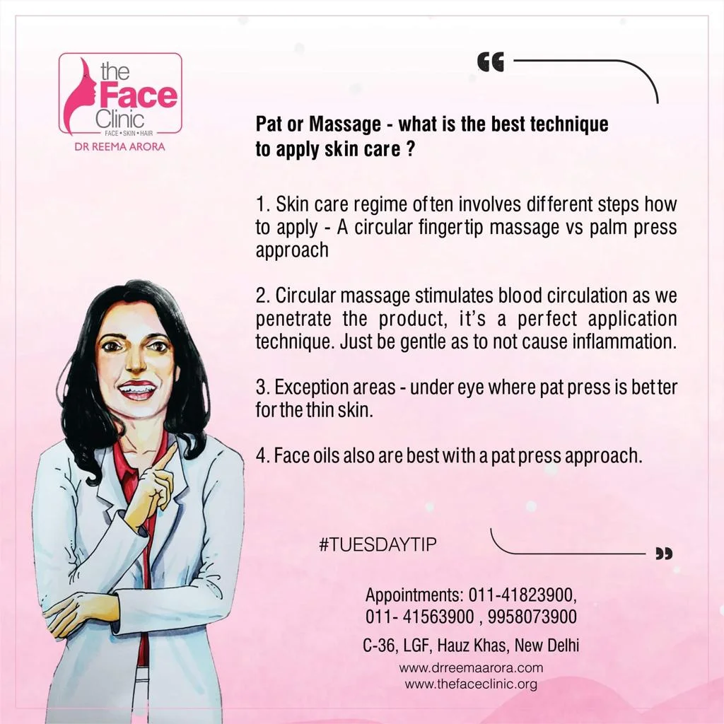 Pat Or Massage - What Is The Best Technique TO Apply Skin Care