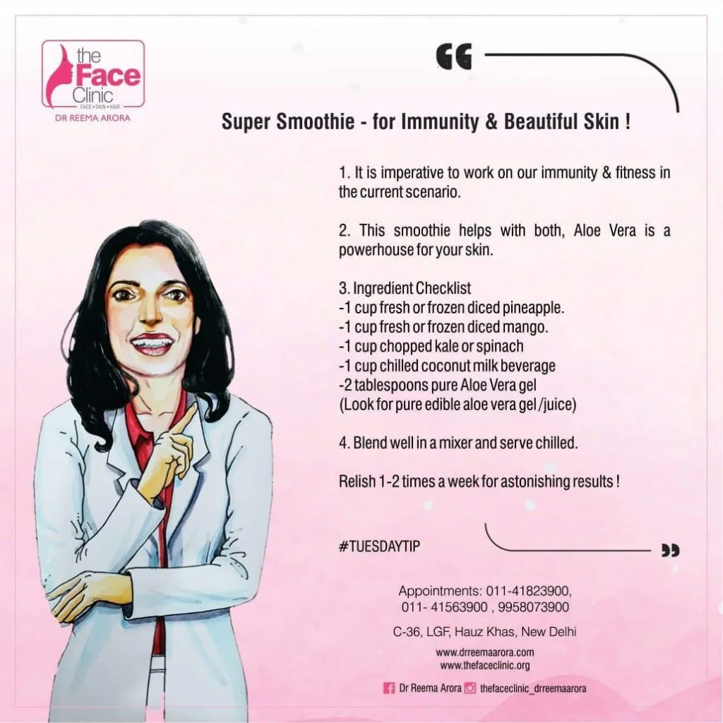 Super Smoothie - For Immunity & Beautiful Skin !