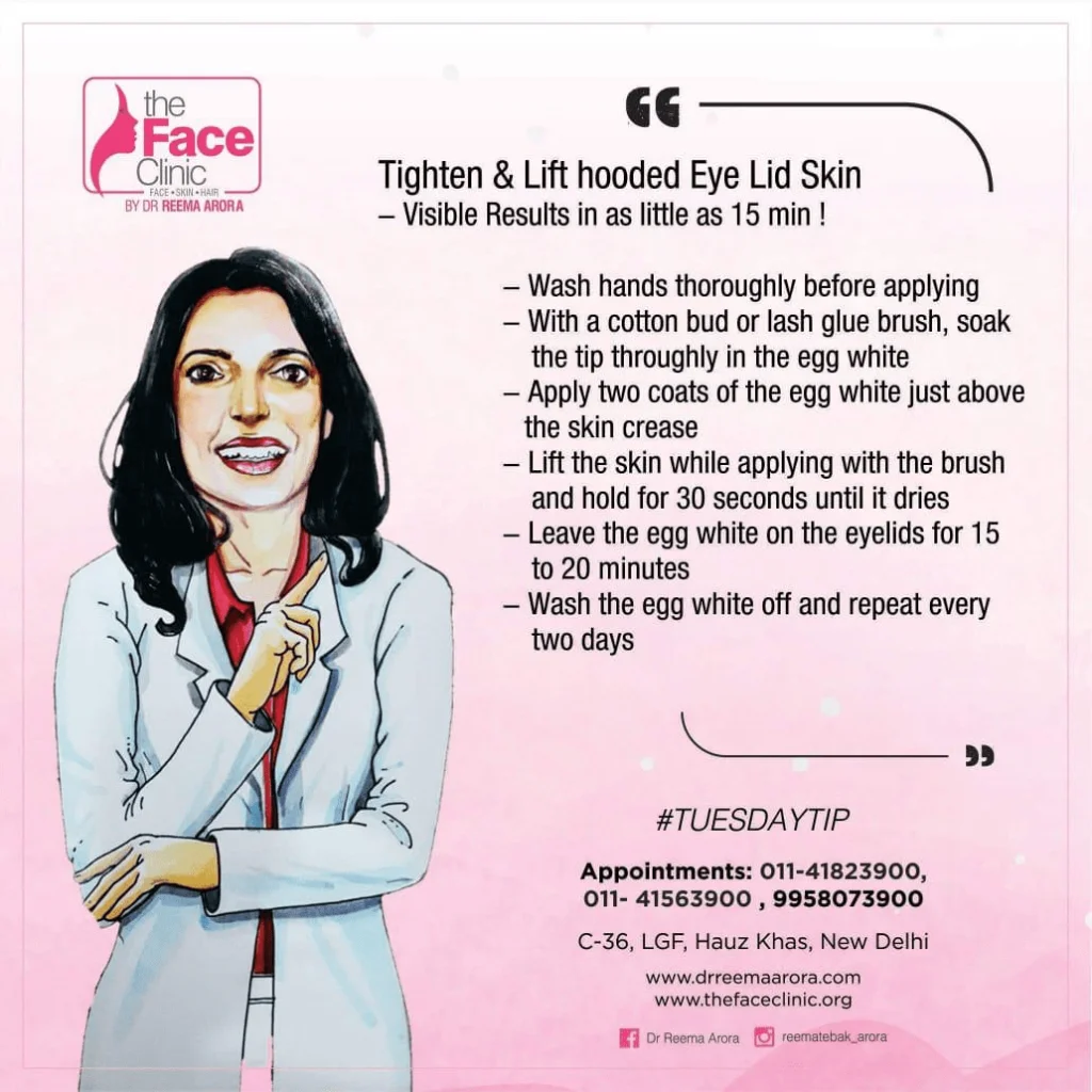 Tuesday Tips 126 Tighten & Lift Hooded Eye Lid Skin