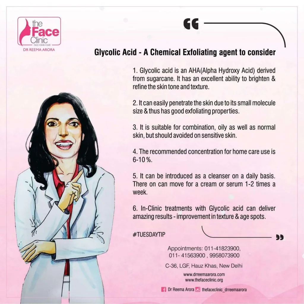 Glycolic Acid - A chemical Exfoliating Agent To Consider