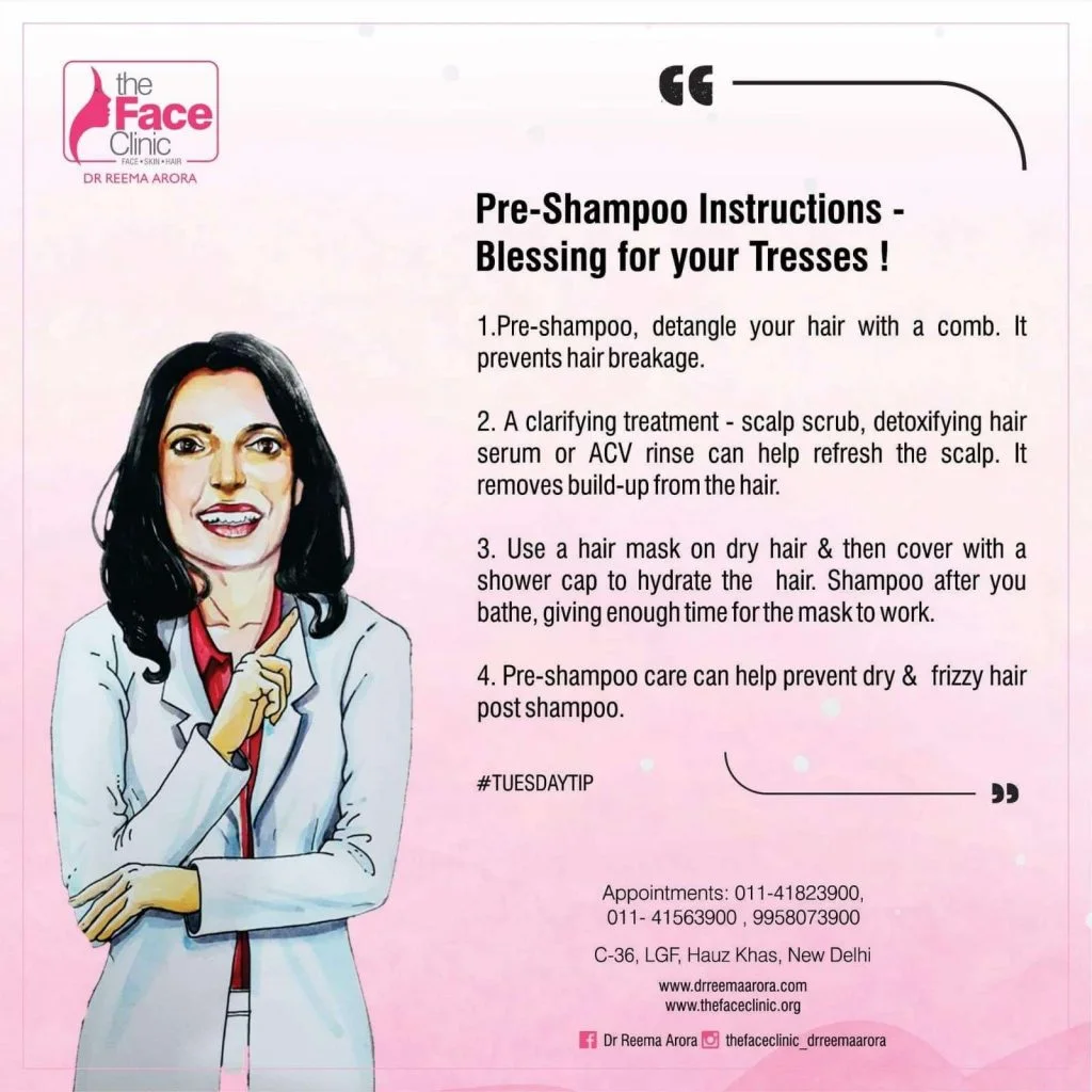 Pre-Shampoo Instructions - Blessing for your Tresses