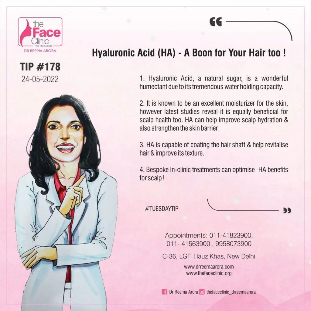 HyaluronicAcid (HA) - A Boon for Your Hair too