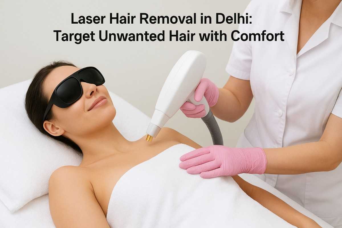 Professional laser hair removal treatment in South Delhi clinic