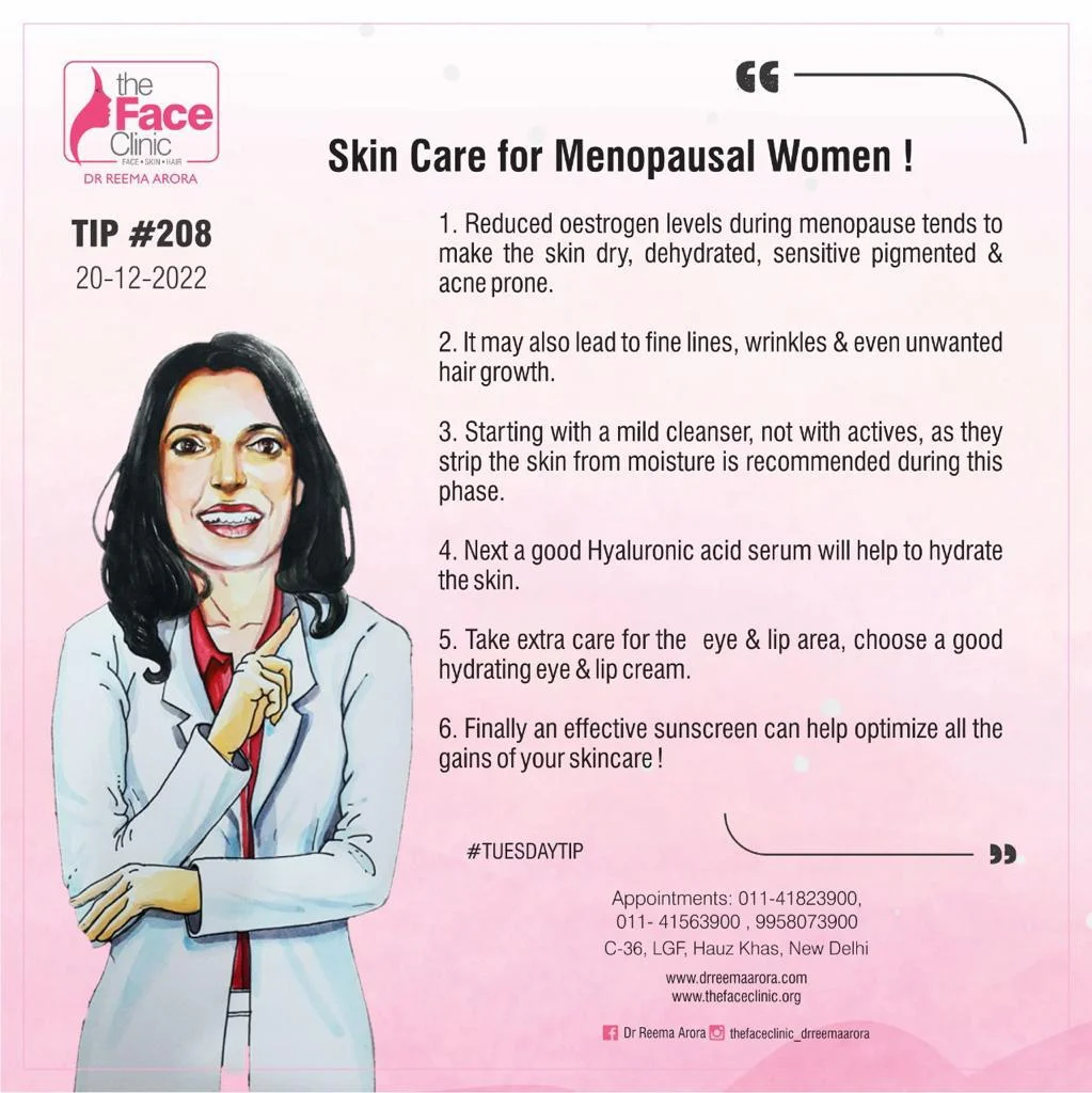 Skin Care for Menopausal Women