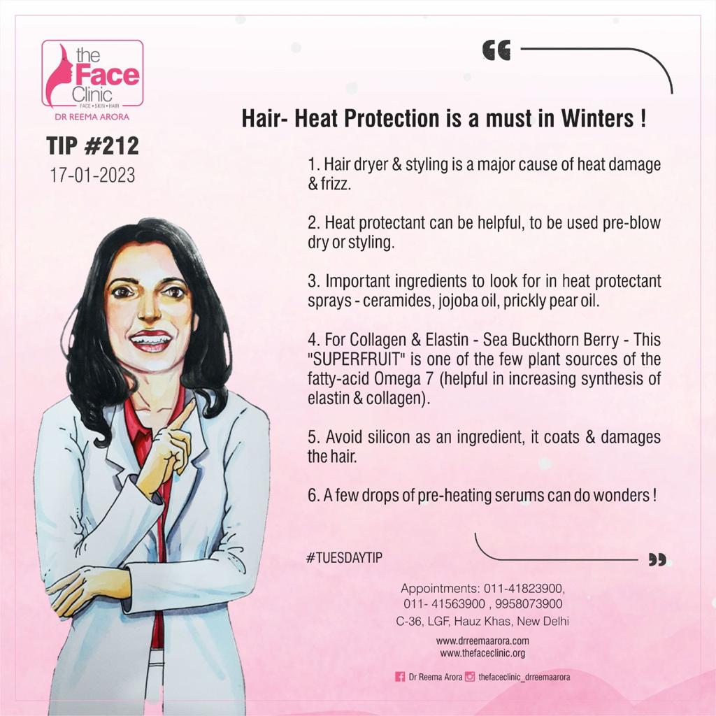 Hair- Heat Protection is a must in Winters !