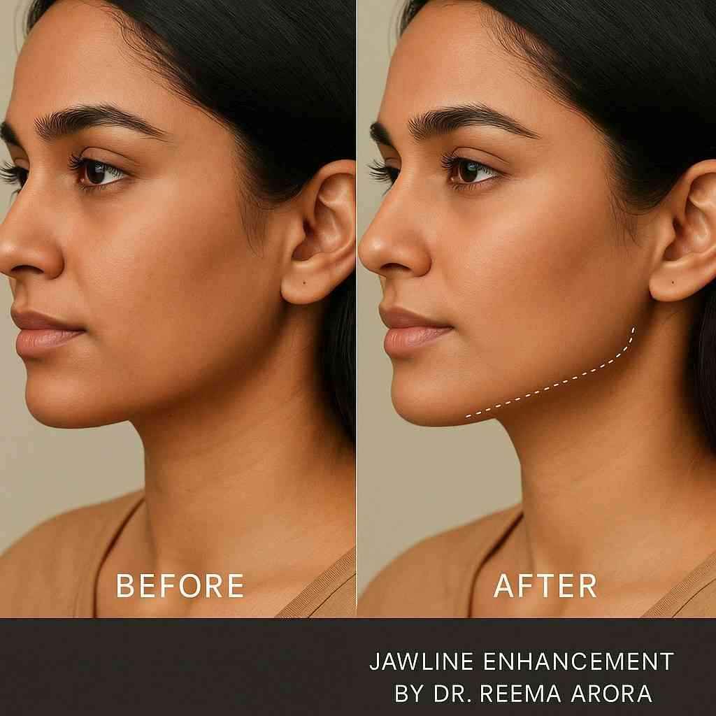 Jawline Fillers in Delhi, India – Doctor-Led Non-Surgical Jawline Enhancement, Cost & Results
