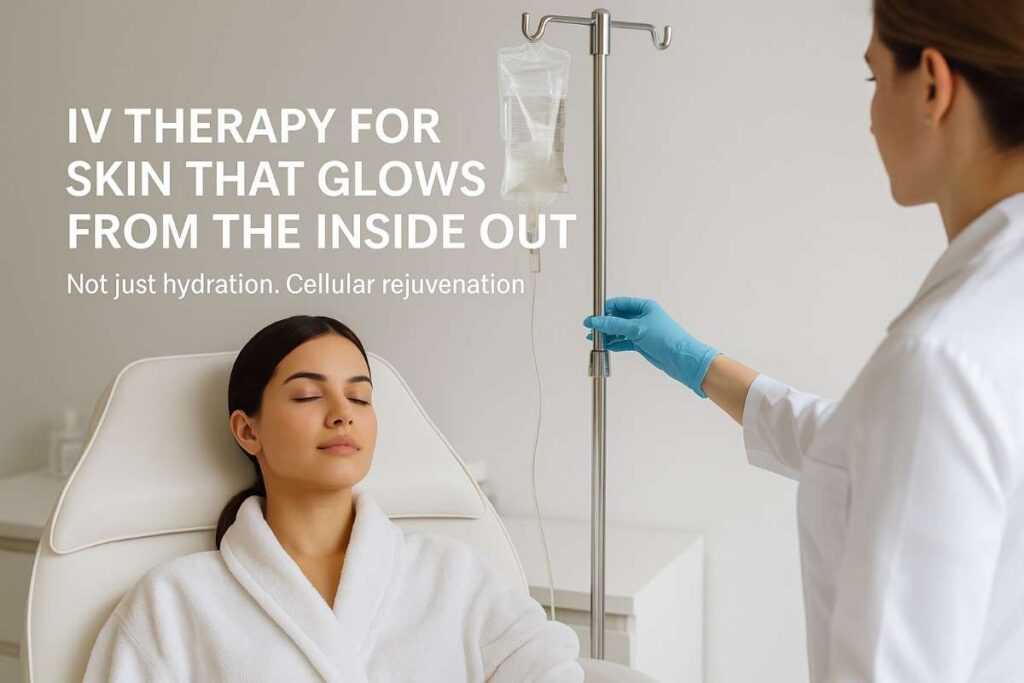 IV therapy treatment in Delhi at The Face Clinic by Dr. Reema Arora – doctor-supervised vitamin infusion drip for hydration, energy, and skin radiance
