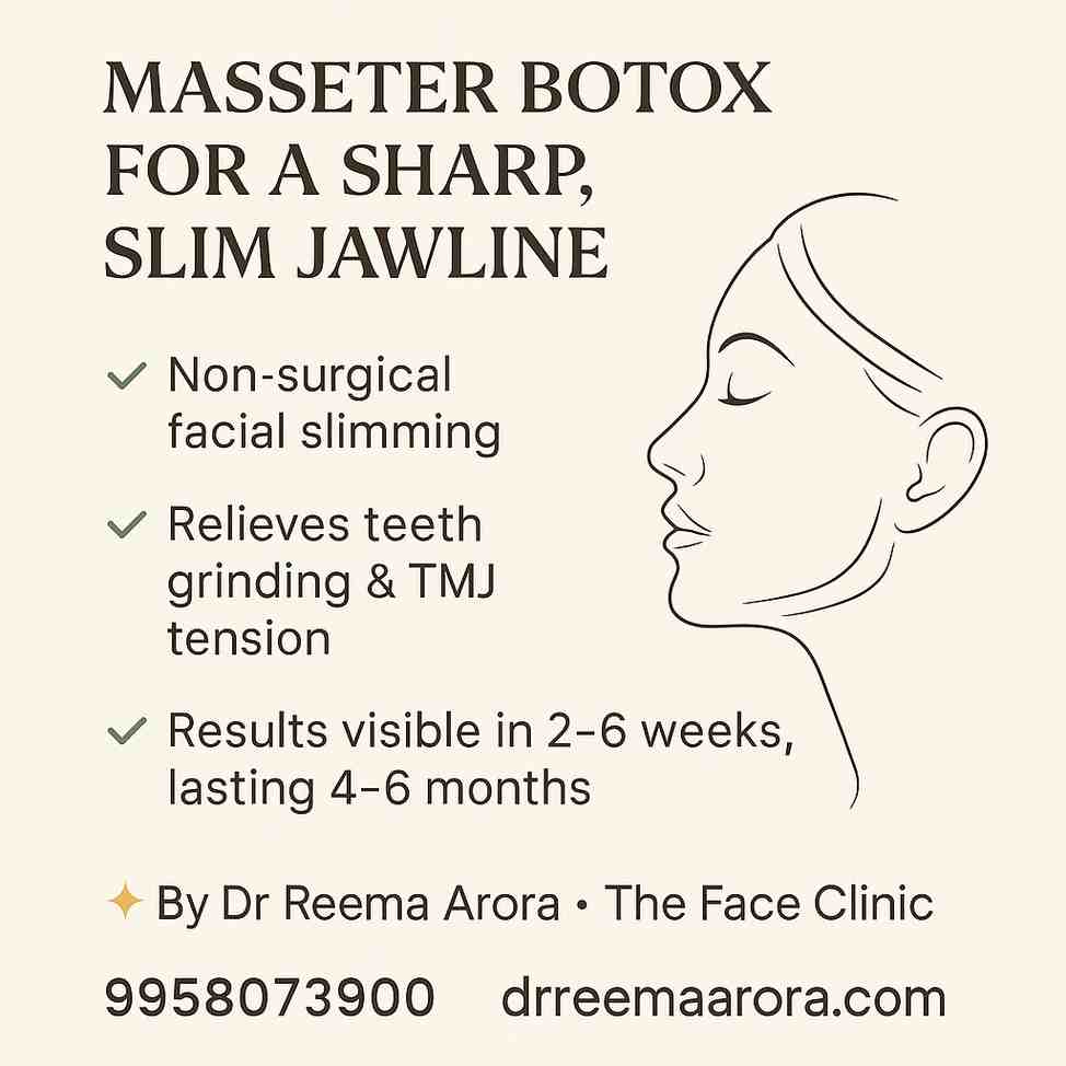 Masseter Botox Cost in India & Delhi | Face Slimming & Jawline Contouring Experts