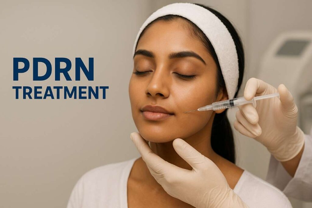 PDRN Skin Rejuvenation Treatment in Delhi by Dr. Reema Arora at The Face Clinic for improved skin repair, hydration, and natural glow.