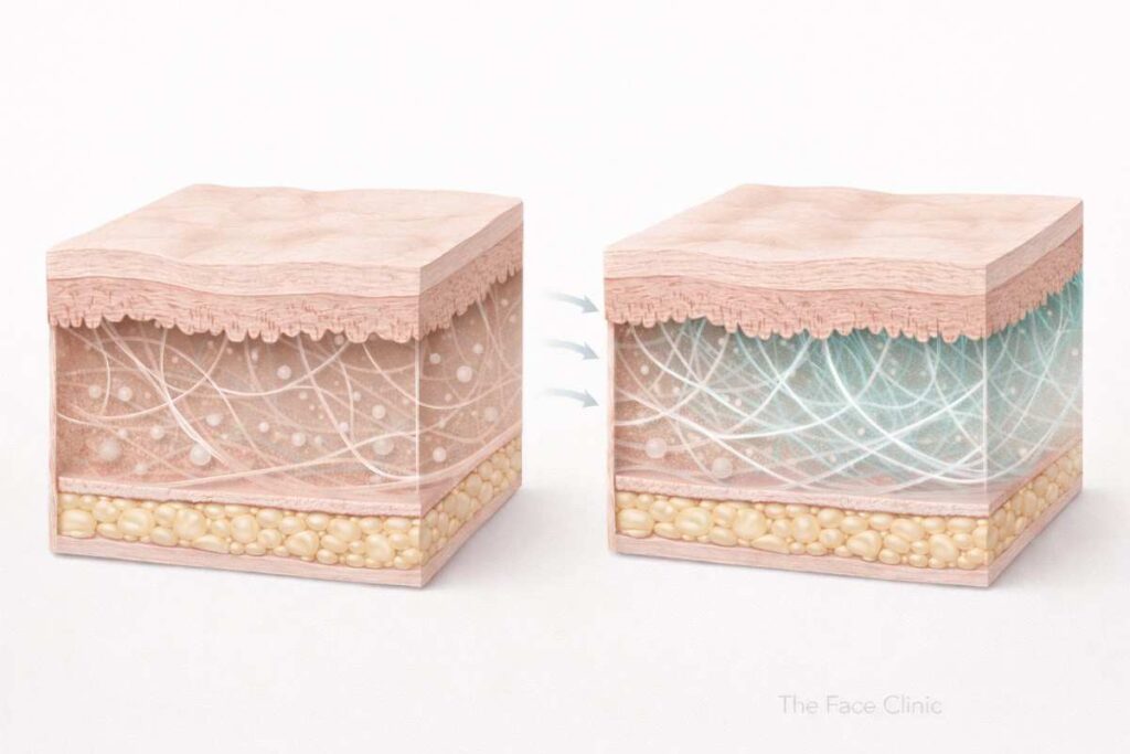 Sculptra collagen stimulating treatment for youthful glowing skin