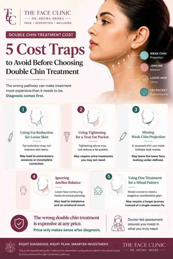 Why Double Chin Treatment Cost Depends on the Cause – Dr Reema Arora